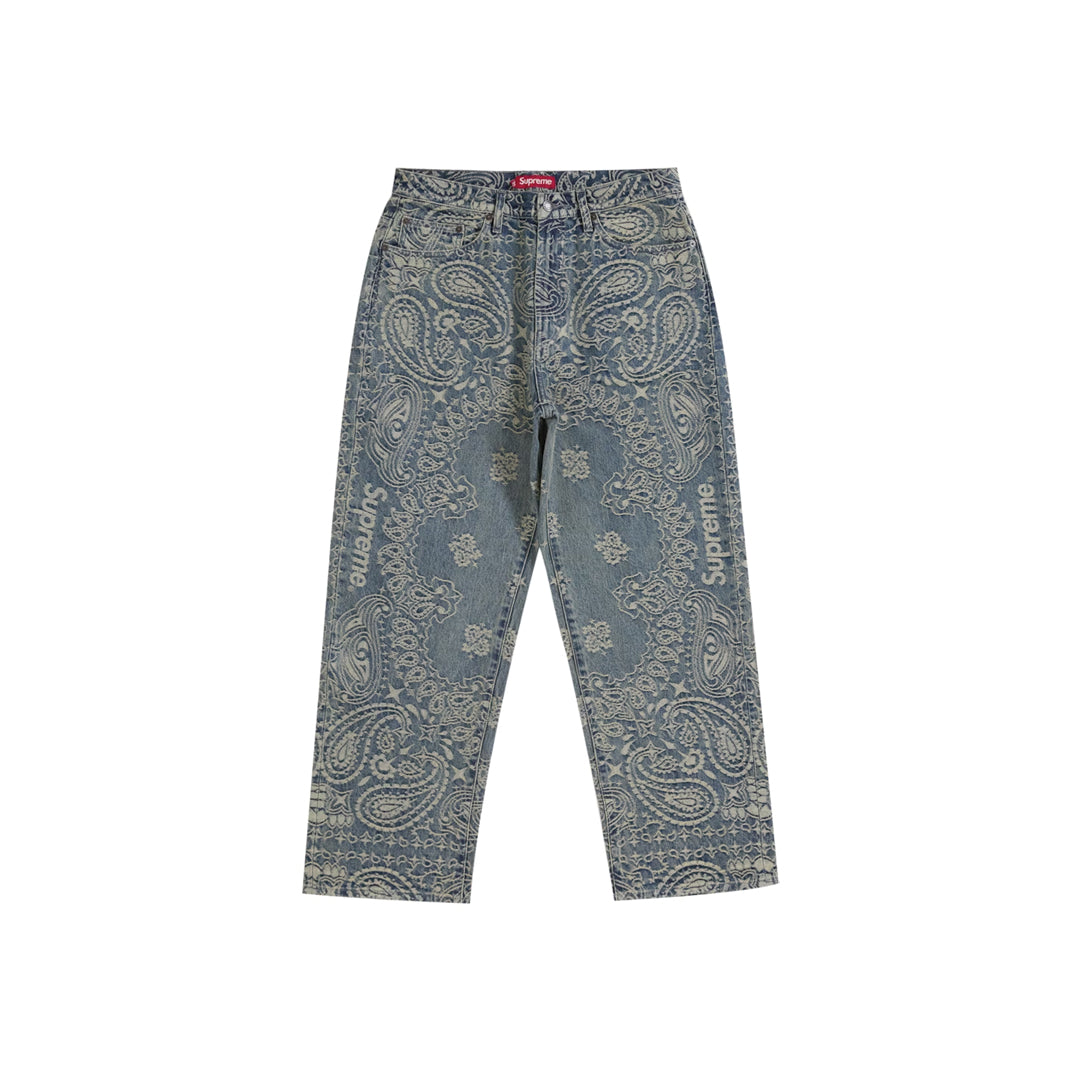 Supreme Bandana Jacquard Baggy Jean – dripdelivery.cz
