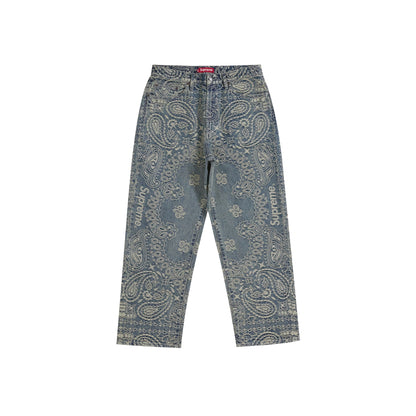 Supreme Bandana Jacquard Baggy Jean