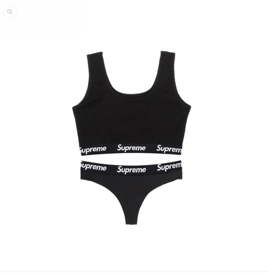 Supreme crop top bra sales