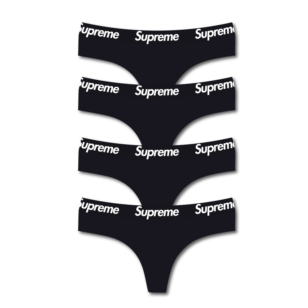 4-pack Supreme thongs