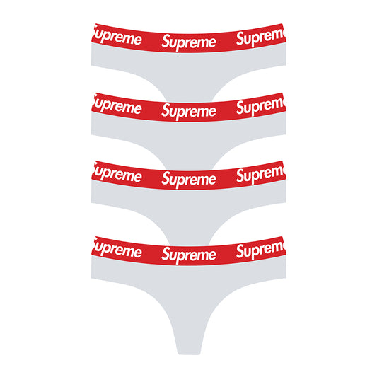 4-pack Supreme thongs