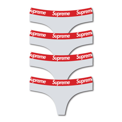 4-pack Supreme thongs
