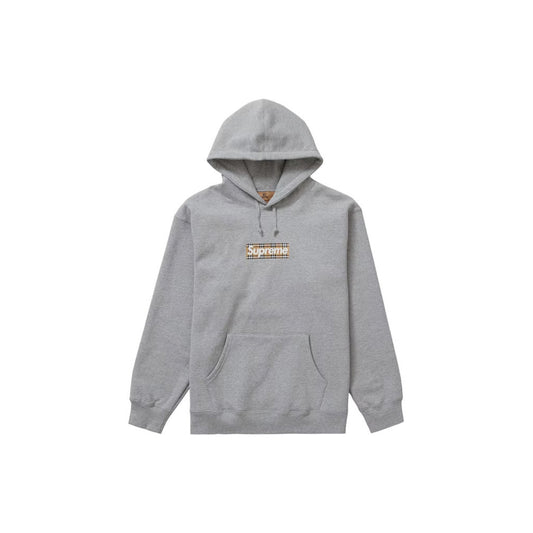 Supreme Burberry Box Logo Hooded Sweatshirt