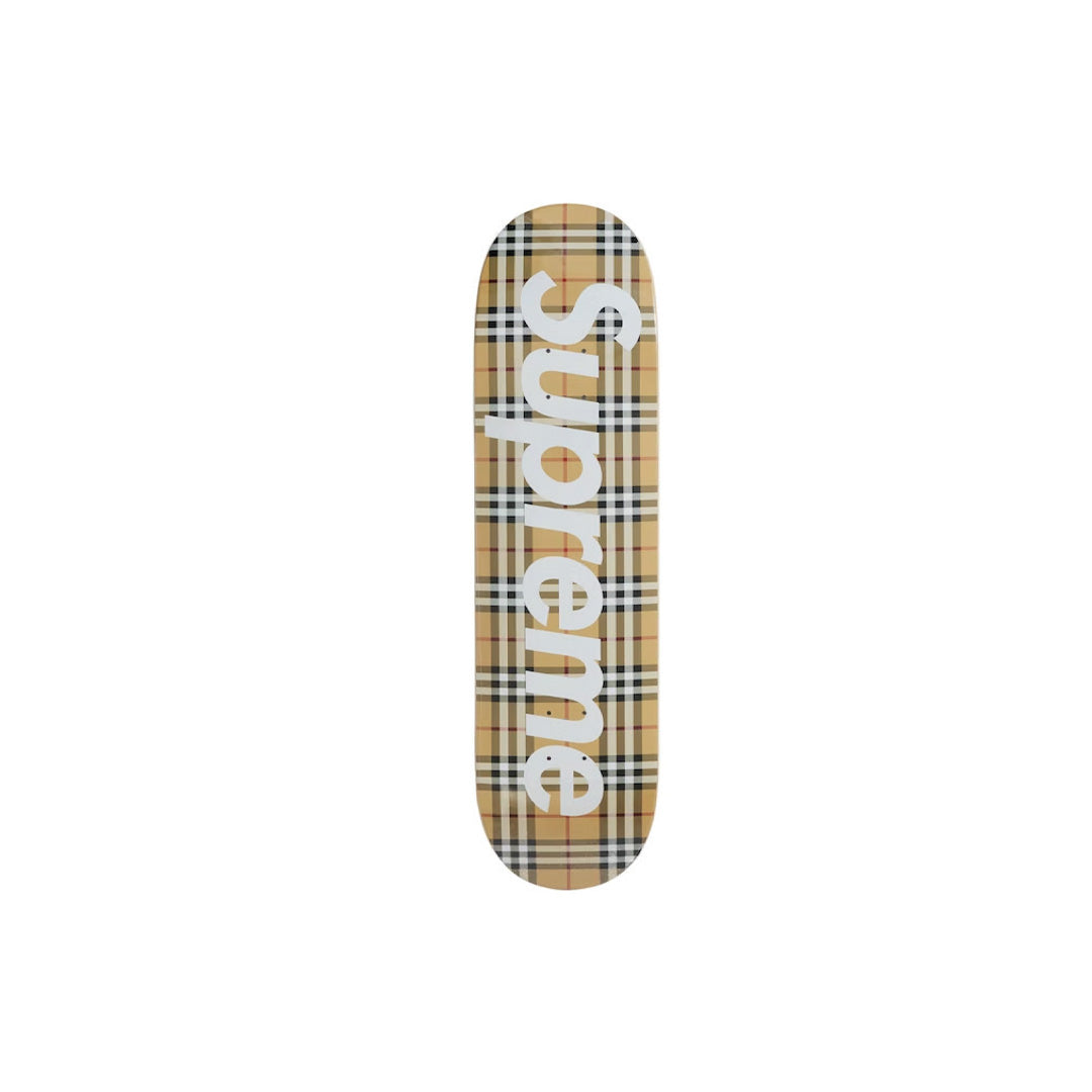 Supreme Burberry Skateboard Deck